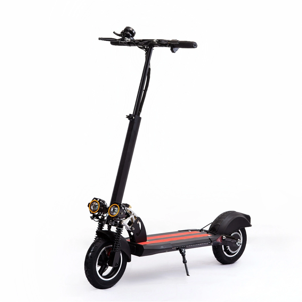 Portable Folding Mini Bike Front and Rear Shock Absorption Adult Double Lamp Electric Scooter